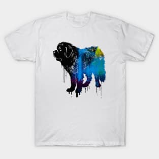 Neapolitan Mastiff Stencil Design T-Shirt